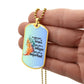 Inspirational Necklace for Her, "You Are Brave, Unique, Important" Jewelry, Perfect Empowerment Gift for Teen Girls, Strength Gift for Her
