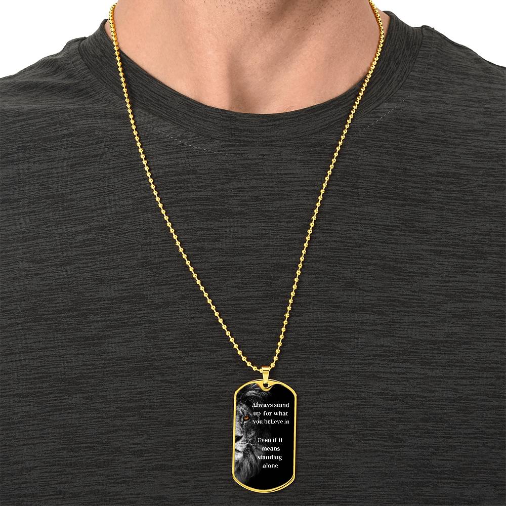 Inspirational Lion Necklace