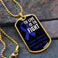 Colon Cancer To Live is To Fight Necklace, Dark Blue Ribbon Colon Cancer Support Gift, Inspirational Jewelry for Colon Cancer Fighters,