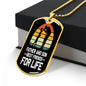 Gift for dad - Father and Son Best Friends for Life dog tag necklace, meaningful gift from son for dad. Christmas gift for dad