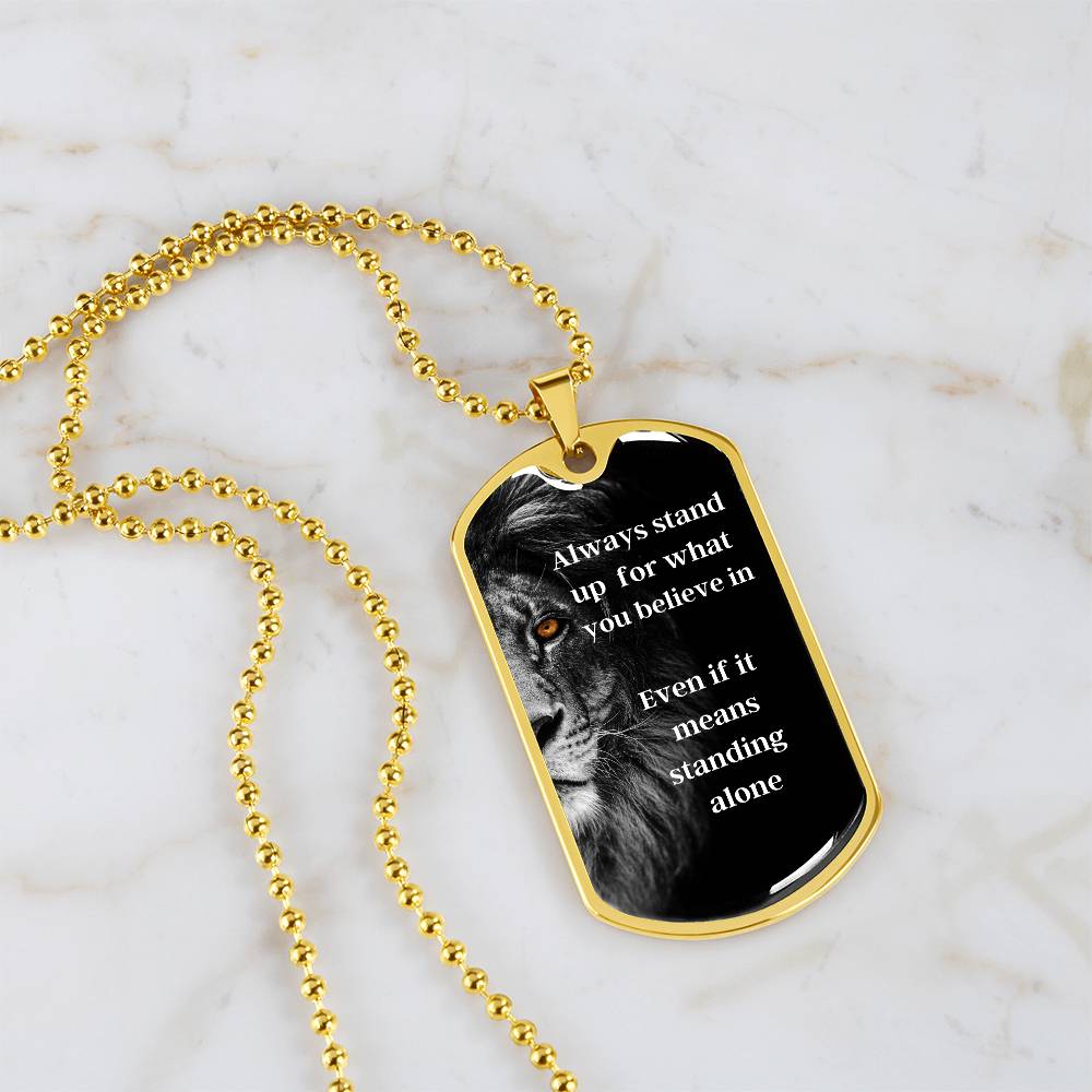 Inspirational Lion Necklace