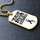 Skin Cancer Warrior Necklace, Cancer Fighter Support Gift, Encouragement Pendant for Loved Ones Fighting Cancer, Cancer Fighter Gift