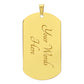 . Gift for Dad - Heartfelt Dad & Daughter Dog Tag Necklace, Stainless Steel Sentimental Jewelry, Unique Gift for Dad