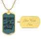 . Gift for Dad - Heartfelt Dad & Daughter Dog Tag Necklace, Stainless Steel Sentimental Jewelry, Unique Gift for Dad
