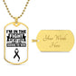 Skin Cancer Warrior Necklace, Cancer Fighter Support Gift, Encouragement Pendant for Loved Ones Fighting Cancer, Cancer Fighter Gift