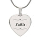 Faith Jewelry, Faith Gift, Encouragement Gift, Faith Necklace, Christian Jewelry, Religious Jewelry, Engraved Jewelry