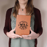 Mental Health Leather Journal, Perfect for Self-Reflection, Journaling Therapy, Self-Care Gift, Ideal Therapeutic Gift, Mental Health Focused Leather Journal, Semicolon Journal