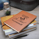 Inspirational Journal - Uplifting Be Kind To Yourself Leather Diary, Best for Personal Growth and Mindfulness, Great Self-Love Gift"