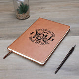 Mental Health Leather Journal, Perfect for Self-Reflection, Journaling Therapy, Self-Care Gift, Ideal Therapeutic Gift, Mental Health Focused Leather Journal, Semicolon Journal