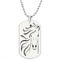 Horse necklace, Personalized horse jewelry, Horse lover gift, Equestrian jewelry, Horse Mom Necklace,