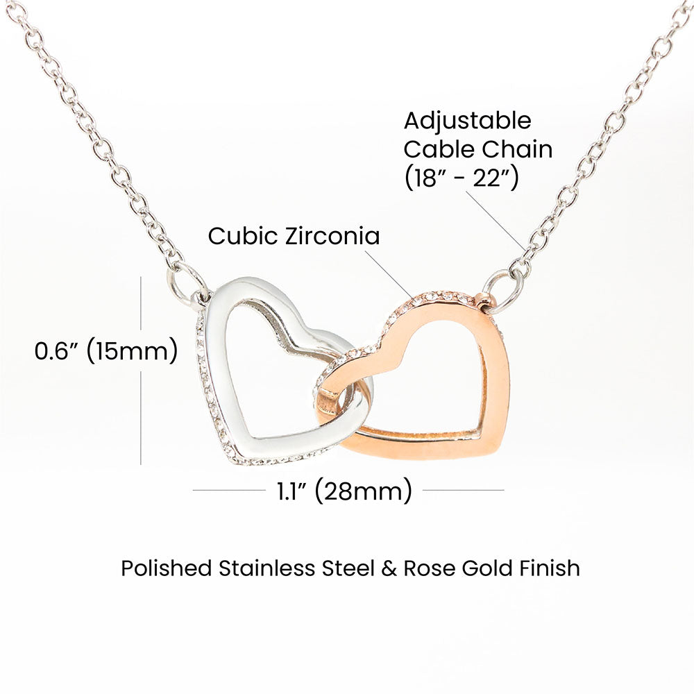 Gift for Sister to Show Love and Appreciation, Heart Necklace with Message Card, Thoughtful Birthday Gift for Your Sister, Sister Gift Bundle: Beautiful Necklace with a Loving Card