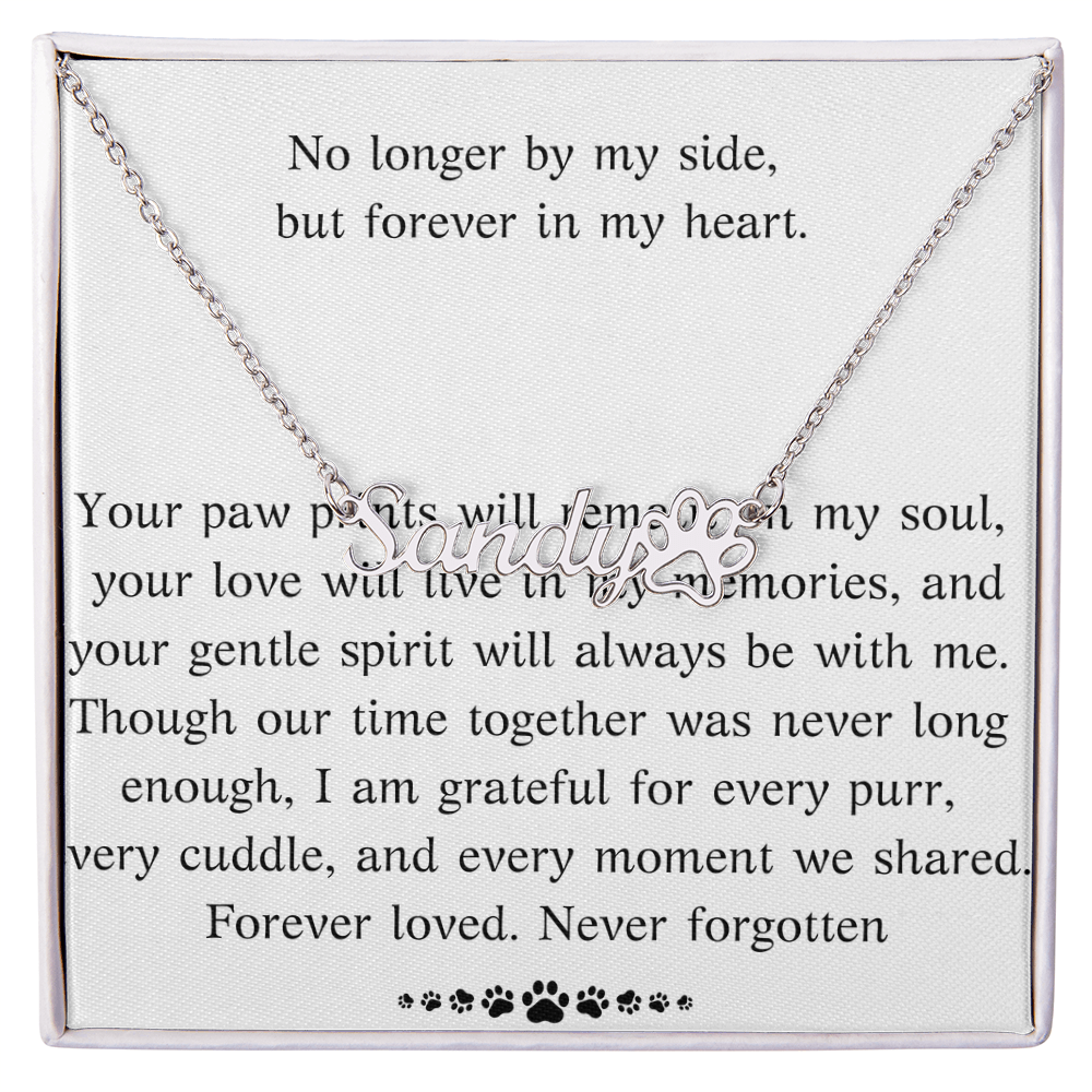 Custom Pet Memorial Necklace