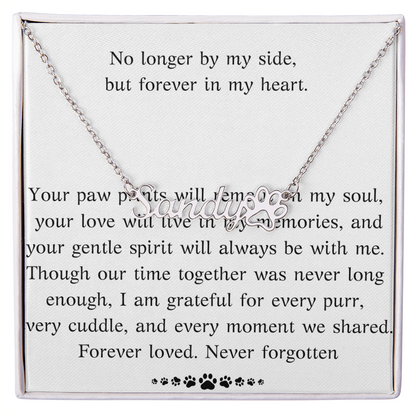 Custom Pet Memorial Necklace