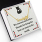Pet Necklace: Customized Cat Name Pendant, Perfect for Rescue Cat Mom - Unique Gift for Pet Lovers