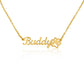 Dog Mom Pet Name Necklace, Personalized Pet Keepsake, Perfect Holiday Gift for Pet Parents, Perfect Gift for Dog Owners