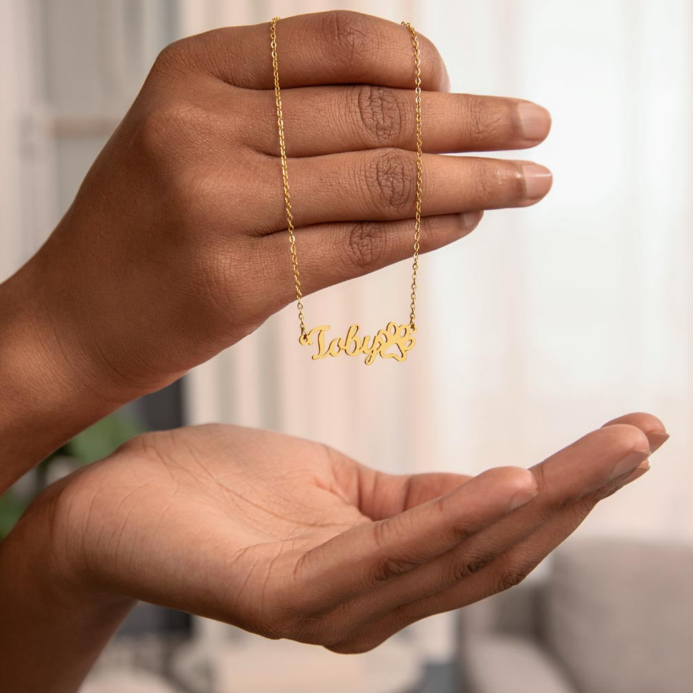 Personalized Cat Memorial Necklace, Custom Pet Loss Gift, Cat Remembrance Jewelry, Engraved Cat Name Necklace, Sympathy Gift for Cat Lover