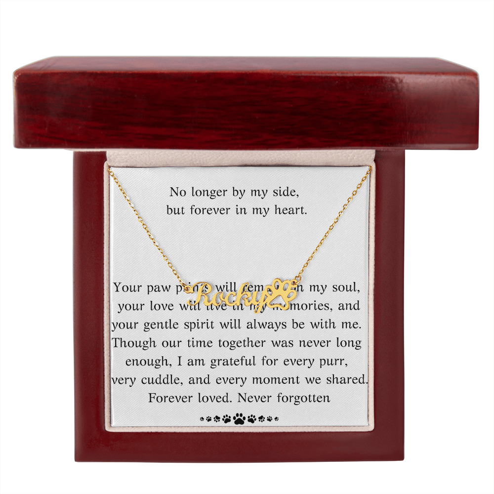 Custom Pet Memorial Necklace
