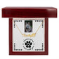 Pet Loss Necklace - Custom Pet Condolence Keepsake, Heartfelt Memorial Tribute Gift for a Beloved Pet's Passing, Sympathy Gift for Pet Owners