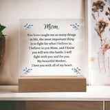 Cancer Support Comforting Gift for Mom - Thoughtful and Uplifting Present for Moms Battling Cancer, Love and Support Cancer Gift For Mom