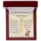 Push Present with Birth Flower Baby Name Necklace