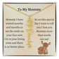 Push Present with Birth Flower Baby Name Necklace