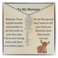 Push Present with Birth Flower Baby Name Necklace