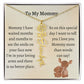Push Present with Birth Flower Baby Name Necklace