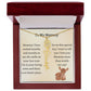 Push Present with Birth Flower Baby Name Necklace