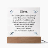 Cancer Support Comforting Gift for Mom - Thoughtful and Uplifting Present for Moms Battling Cancer, Love and Support Cancer Gift For Mom