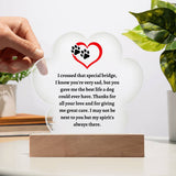 Dog Loss Memorial Acrylic Paw Plaque, Heartfelt Pet Remembrance Display, Great for Honoring Your Furry Friend, Compassionate Sympathy Gift