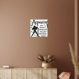 Zodiac Metal Art Print Aquarius