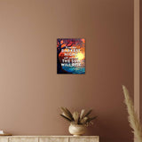 Inspirational metal art print