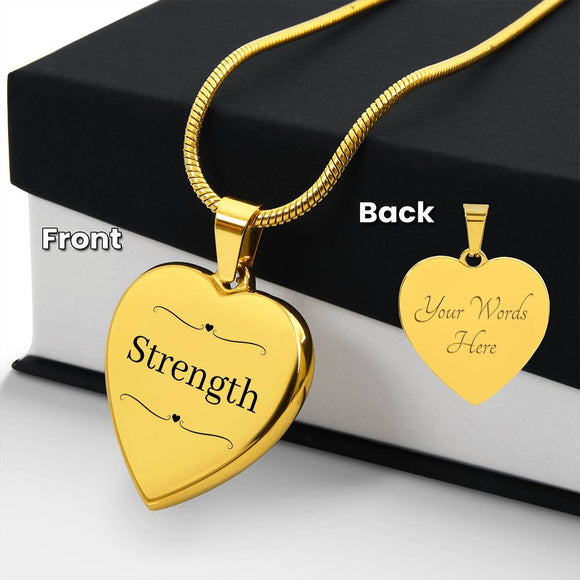 Cancer Support Gift For Sister, Breast Cancer Gift For Sister, Strength Necklace, Fight Cancer Gift, Fight Cancer Jewelry, Chemo Support