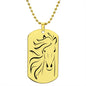 Horse necklace, Personalized horse jewelry, Horse lover gift, Equestrian jewelry, Horse Mom Necklace,