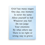 Loss Of A Loved One, Grief Quote, Strength Quote, Grief and Healing Poster