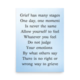 Loss Of A Loved One, Grief Quote, Strength Quote, Grief and Healing Poster