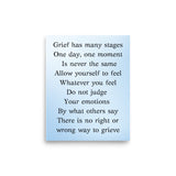 Loss Of A Loved One, Grief Quote, Strength Quote, Grief and Healing Poster