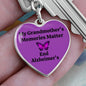 My Grandmother's Memories Matter Alzheimers Keychain, Alzheimers Keychain, Alzheimers Awareness, Alzheimers Grandmother, End Alzheimers