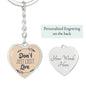 Don't Just Exist, Live, Inspirational Gift, Motivational Gifts, Acessories, Heart Pendant Keychain