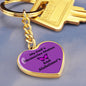 My Dad's Memories Matter Alzheimers Keychain, Alzheimers Keychain, Alzheimers Awareness, Alzheimers Support Dad, End Alzheimers