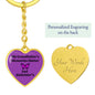 My Grandfather's Memories Matter Alzheimers Keychain, Alzheimers Keychain, Alzheimers Awareness, Alzheimers Support Grandfather, End Alzheimers