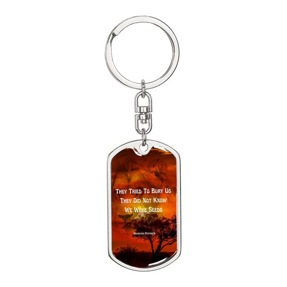 Inspirational Motivational Keychain Educational Keychain, Equal Rights, Mexican Quote, Mexican History, Immigrant, Human Rights