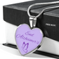 End Alzheimer's Heart Pendant, End Alzheimer's Jewelry, End Alzheimer's Necklace, Alzheimer's Awareness, Alzheimer's Support, Alzheimer's Jewelry