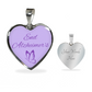 End Alzheimer's Heart Pendant, End Alzheimer's Jewelry, End Alzheimer's Necklace, Alzheimer's Awareness, Alzheimer's Support, Alzheimer's Jewelry