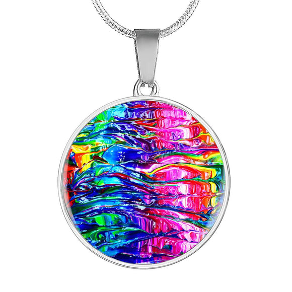 Rainbow Necklace and Bracelet-Sold Separately LGBTQ Rainbow Pride Necklace and Bracelet - TreasureNoni