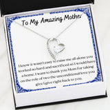 Single Mom Gift Necklace, Present for Single Mother, Super Mom, Father's Day Gift For Single Mom, Best Mom, Birthday Gift For Single Mom
