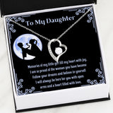 Gift For Daughter, Mother to Daughter Gift, Birthday Gift For Daughter, Heart Pendant Necklace