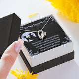 Gift For Daughter, Mother to Daughter Gift, Birthday Gift For Daughter, Heart Pendant Necklace