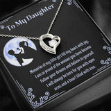 Gift For Daughter, Mother to Daughter Gift, Birthday Gift For Daughter, Heart Pendant Necklace