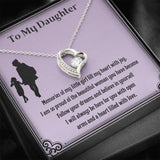 Gift For Daughter, Mother to Daughter Gift, Birthday Gift For Daughter, Heart Pendant Necklace